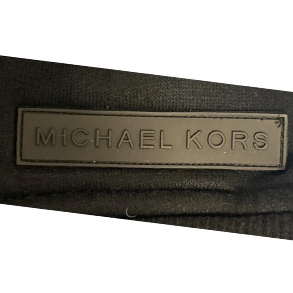 Michael Kors Mens Mixed Up Media Full-Zipper Mock Neck Cotton Black Vest XL - Picture 6 of 6